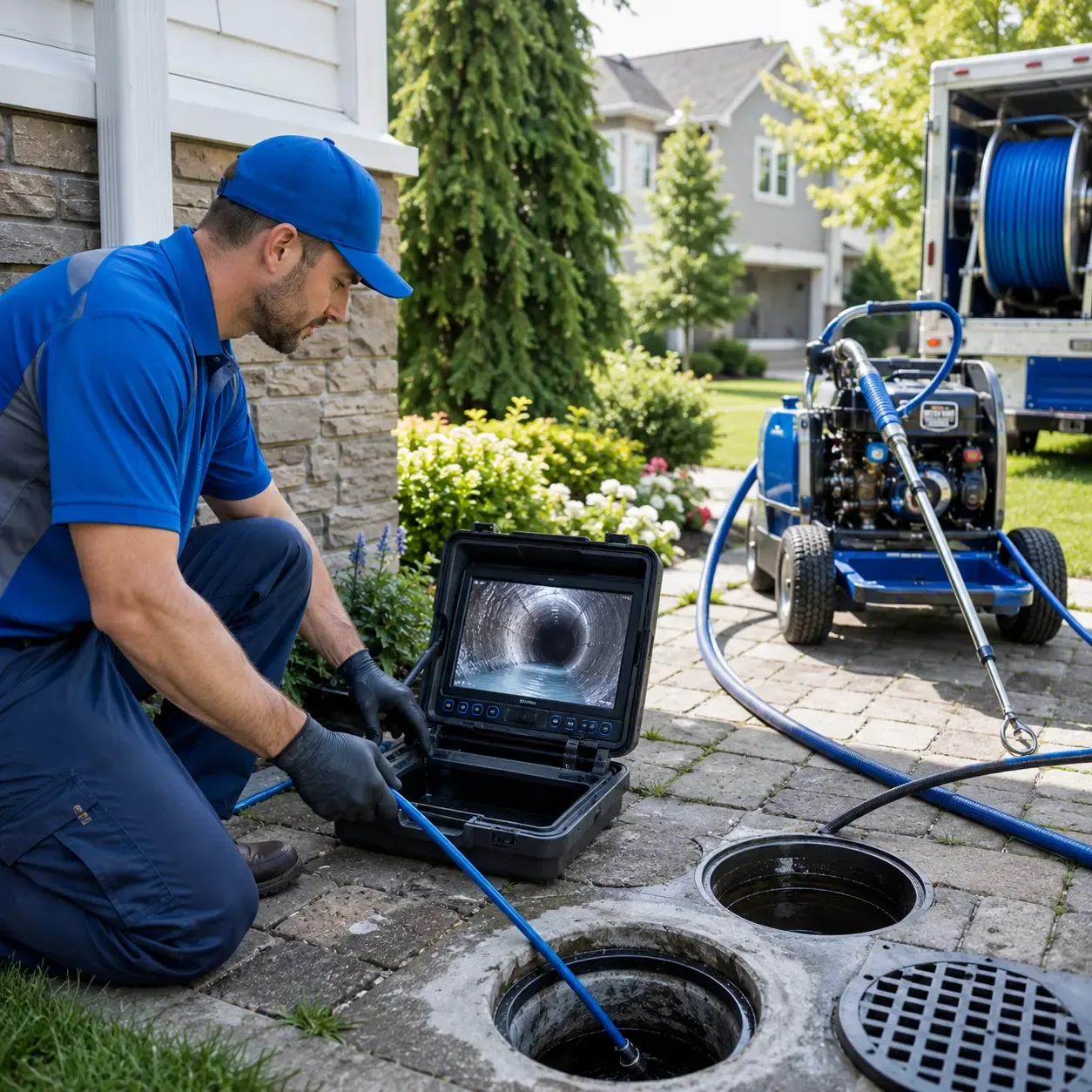 Outdoor drain cleaning professionals serving Atlantic, VA